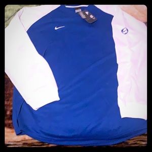 Nike Blue and White Football Shirt XXL NWT